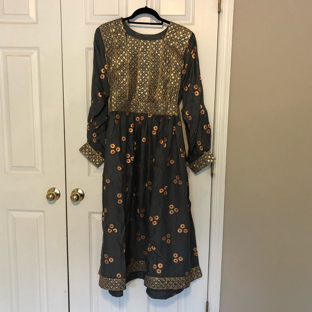 2 piece afghani dress